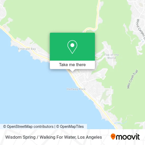 Wisdom Spring / Walking For Water map