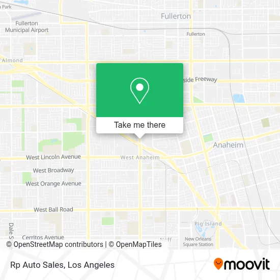 Rp Auto Sales map
