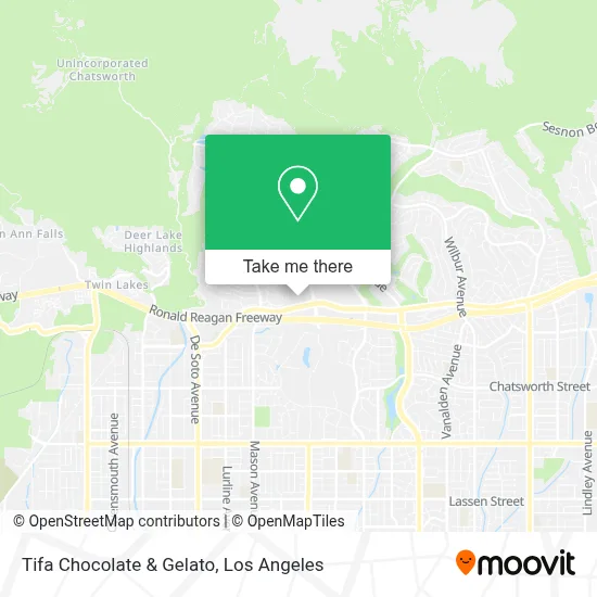 Tifa Chocolate & Gelato map