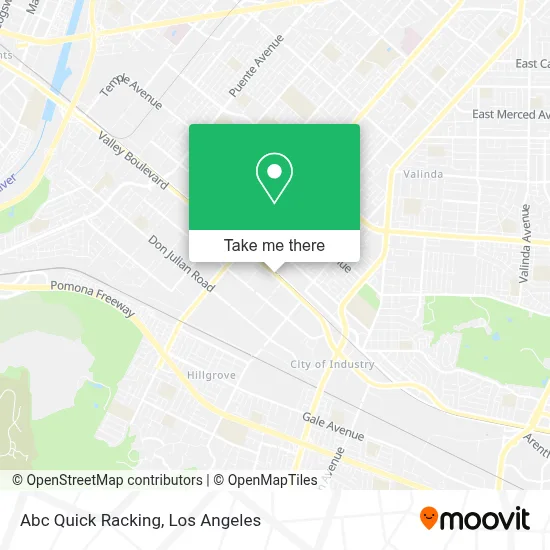 Abc Quick Racking map