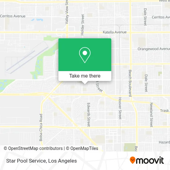 Star Pool Service map