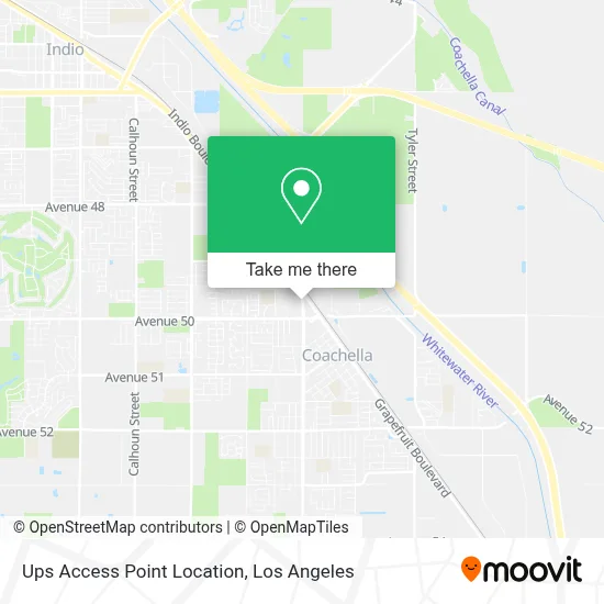 Ups Access Point Location map