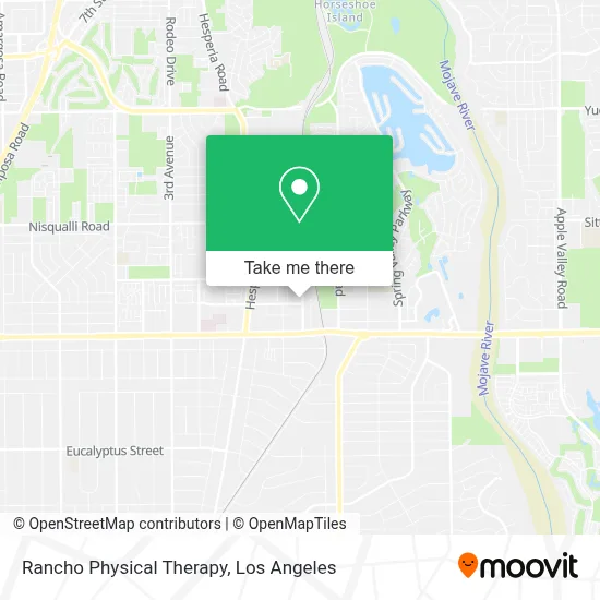 Rancho Physical Therapy map