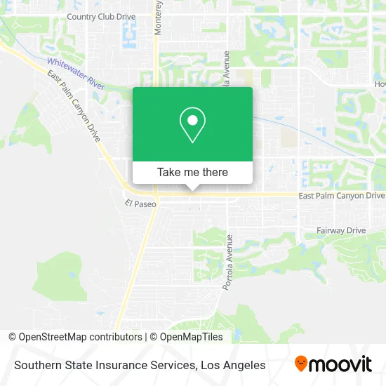 Southern State Insurance Services map