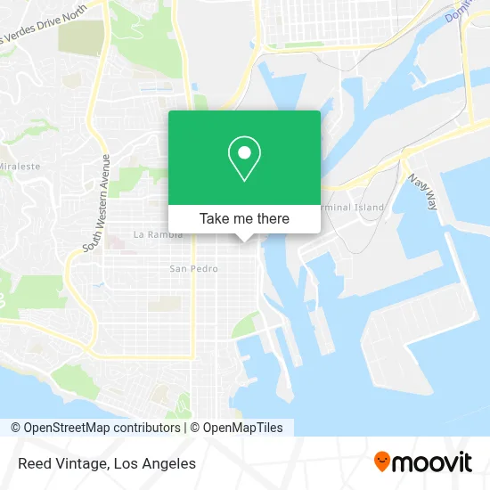 Reed Vintage map