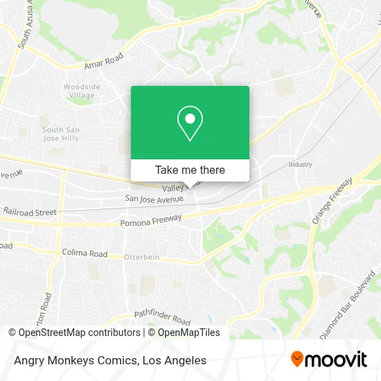 Angry Monkeys Comics map