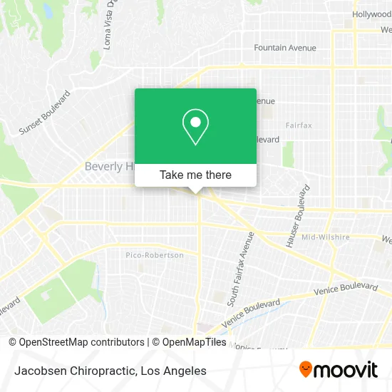 Jacobsen Chiropractic map