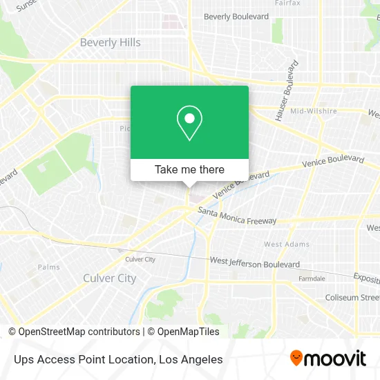 Ups Access Point Location map