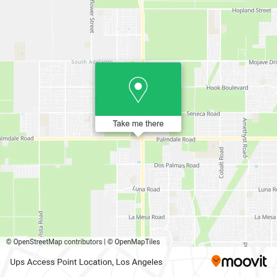 Ups Access Point Location map