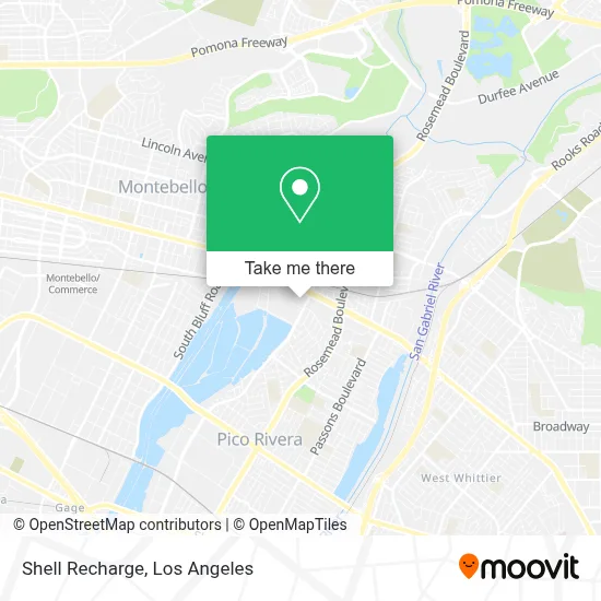 Shell Recharge map
