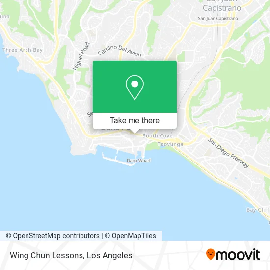 Wing Chun Lessons map