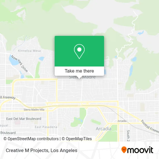 Creative M Projects map