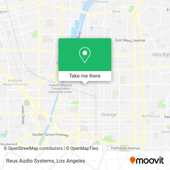 Reus Audio Systems map