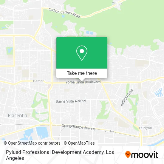 Pylusd Professional Development Academy map