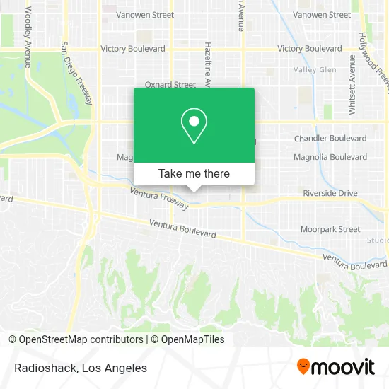 Radioshack map