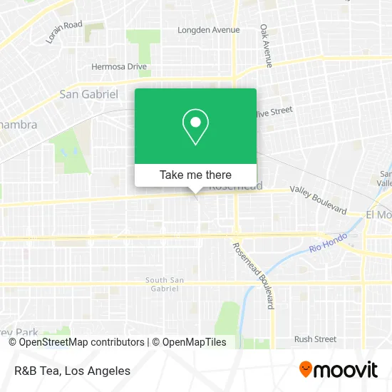 R&B Tea map