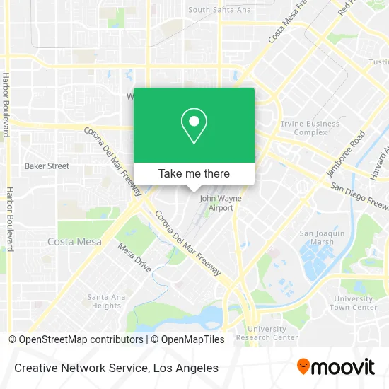 Creative Network Service map
