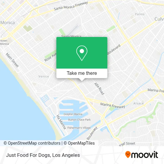 Just Food For Dogs map