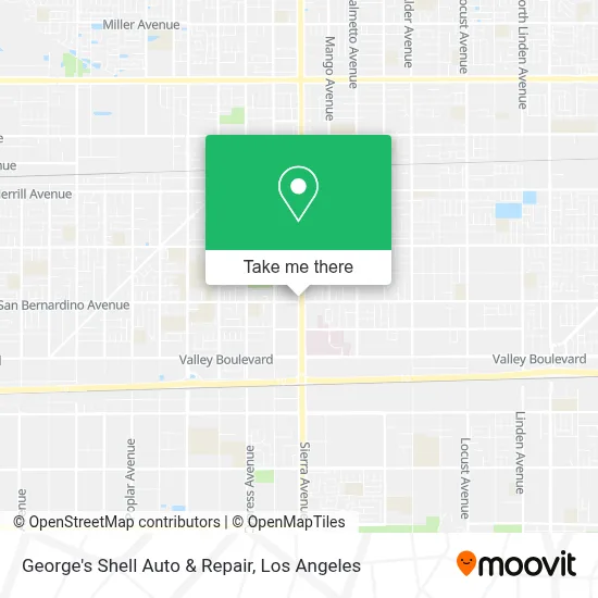 George's Shell Auto & Repair map