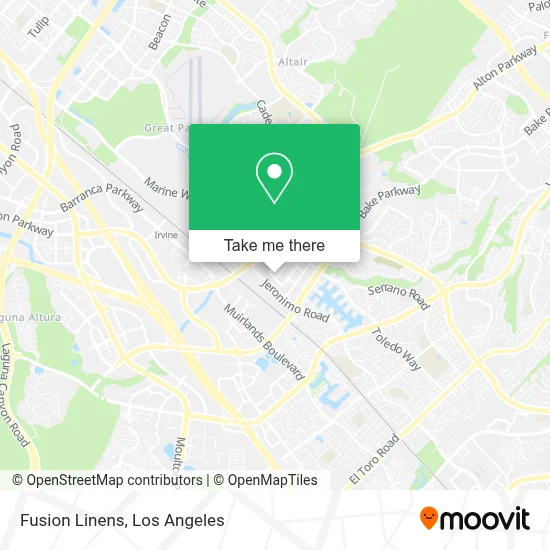 Fusion Linens map