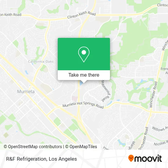 R&F Refrigeration map
