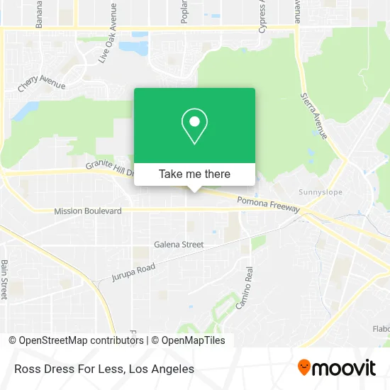 Ross Dress For Less map