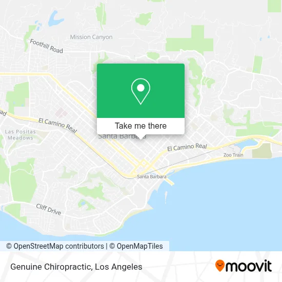 Genuine Chiropractic map