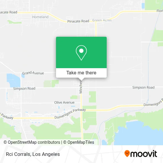 Rci Corrals map
