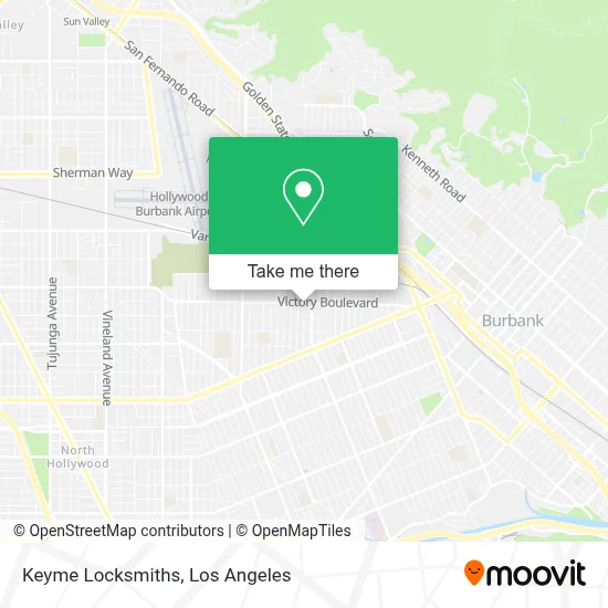 Keyme Locksmiths map