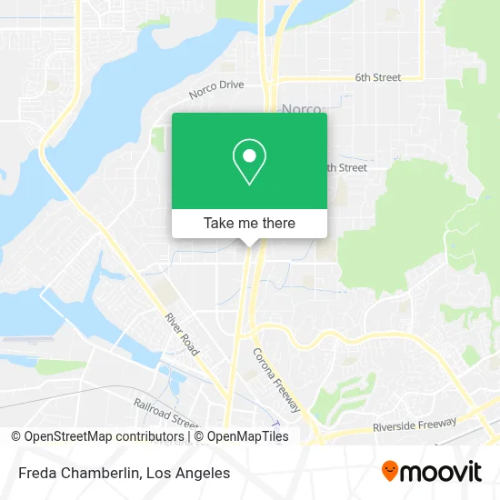 Freda Chamberlin map