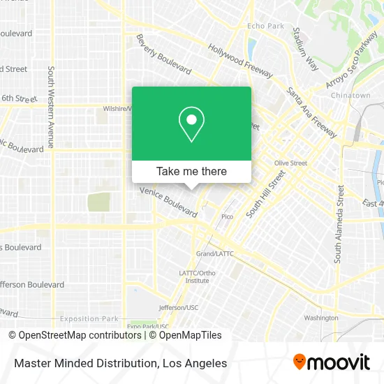 Master Minded Distribution map