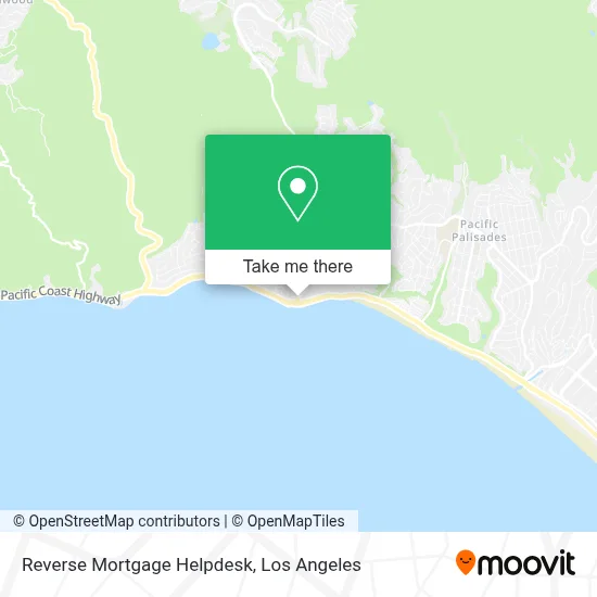 Reverse Mortgage Helpdesk map