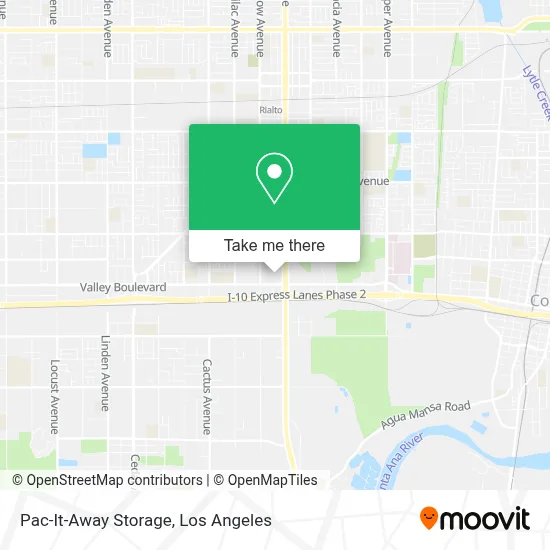 Pac-It-Away Storage map