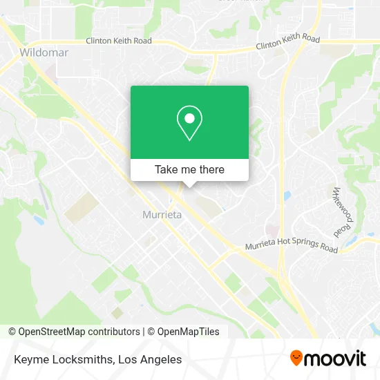 Keyme Locksmiths map