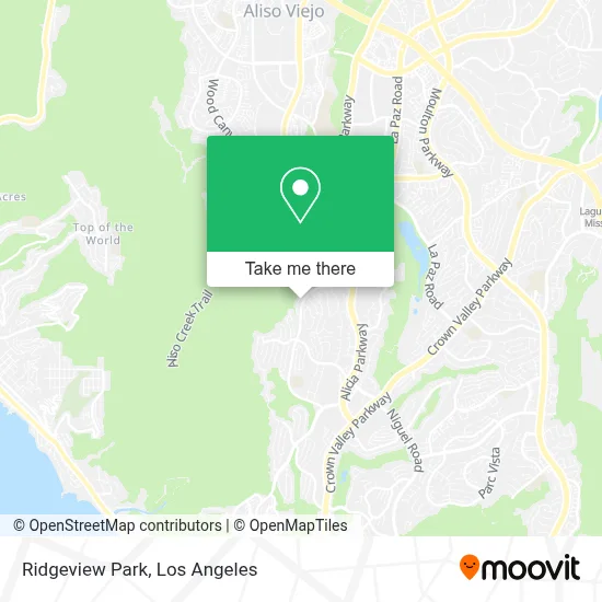 Ridgeview Park map