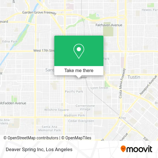 Deaver Spring Inc map