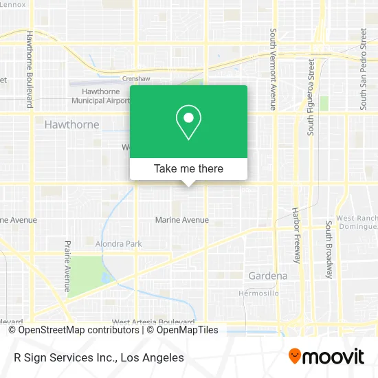 R Sign Services Inc. map