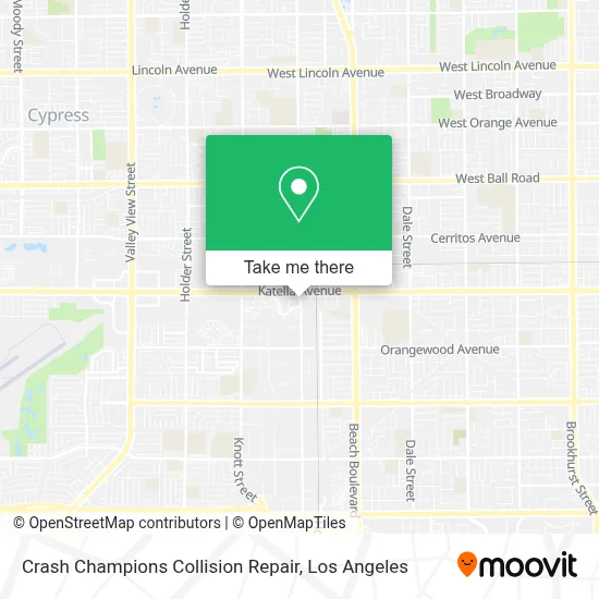 Crash Champions Collision Repair map