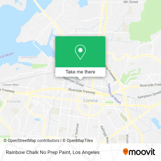 Rainbow Chalk No Prep Paint map
