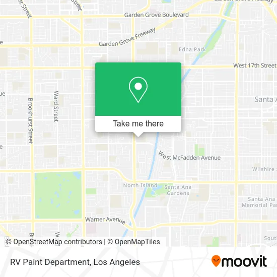 RV Paint Department map