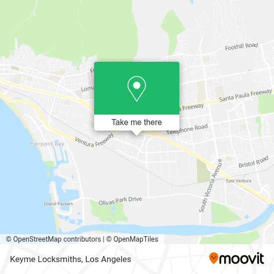 Keyme Locksmiths map