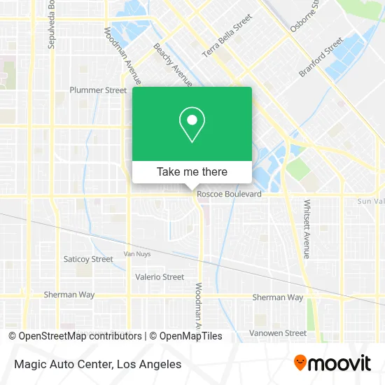 Magic Auto Center map