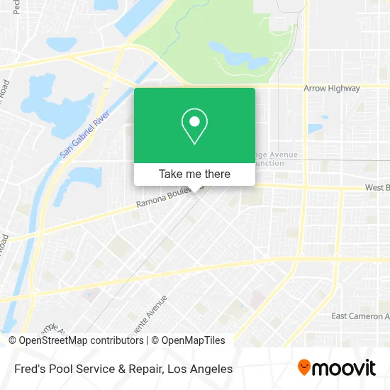 Fred's Pool Service & Repair map