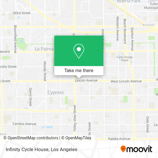 Infinity Cycle House map