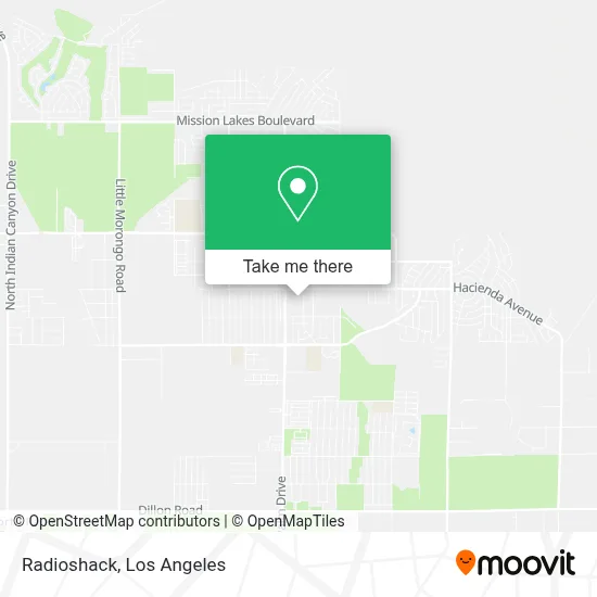 Radioshack map