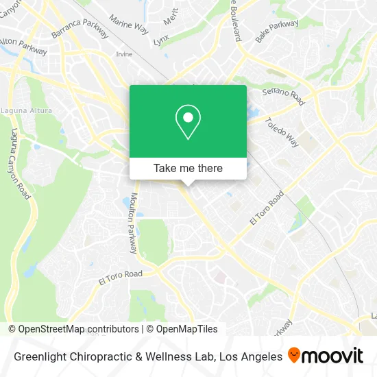 Greenlight Chiropractic & Wellness Lab map