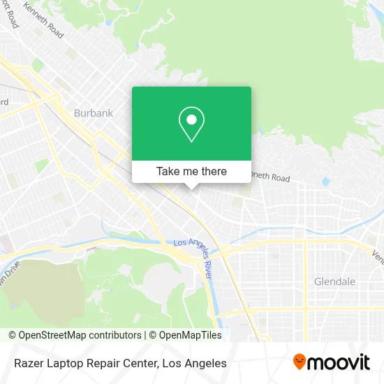 Razer Laptop Repair Center map