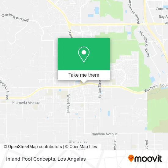 Inland Pool Concepts map