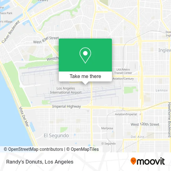 Randy's Donuts map