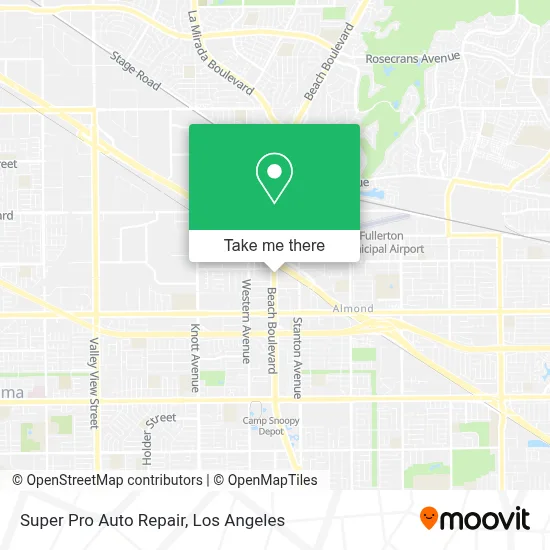 Super Pro Auto Repair map